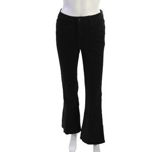 JBD Womens 90s Black Mid Rise Button Fly Jeans Size 25